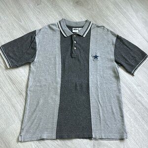 Vintage The Edge Men’s NFL Dallas Cowboys Polo Shirt Gray size L